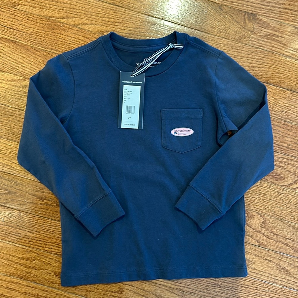 New boys vineyard vines long sleeve
